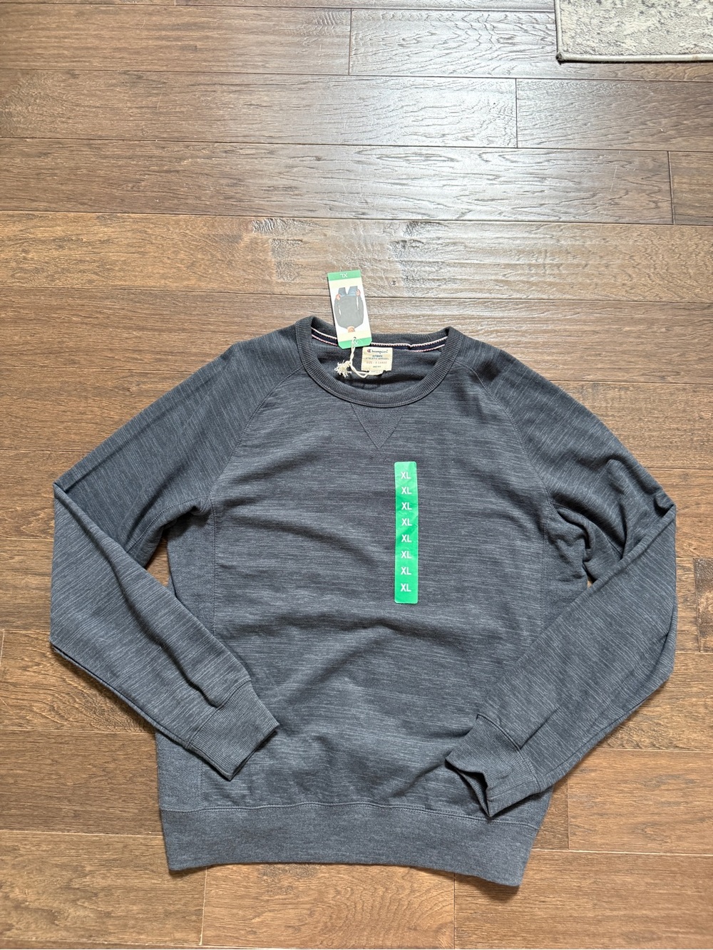 NWT Champion Men's Crewneck Sweatshirt - Charcoal Gray
